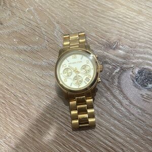 Michael Kors Gold-Tone Chronograph Watch